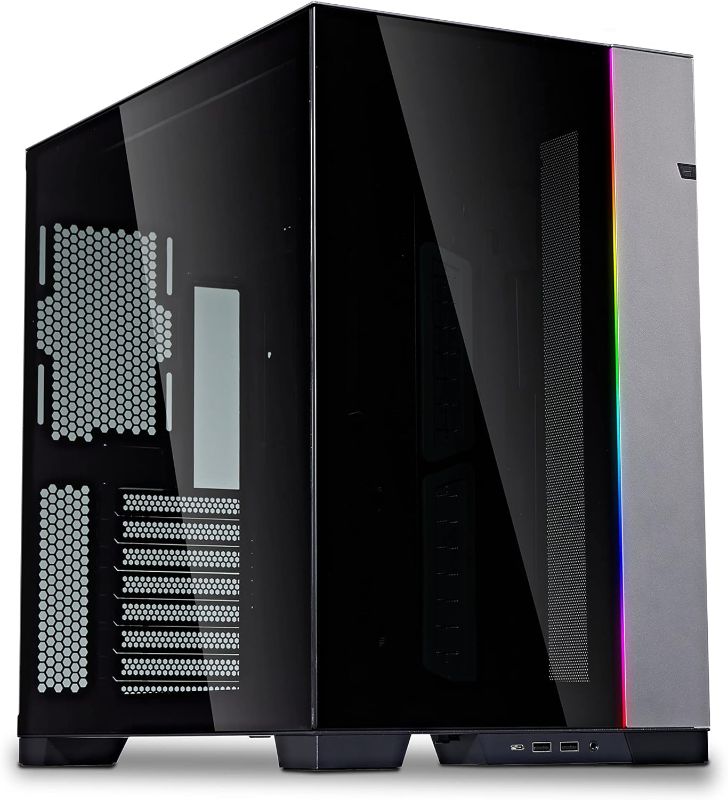 Photo 1 of LIAN LI O11 Dynamic EVO Gaming PC Case E-ATX Desktop Computer Case - Mid Tower Chassis with Flexible Mode and Configuration, Tempered Glass Panel, USB Type-C Port, Easy Cable Management (Harbor Grey)
