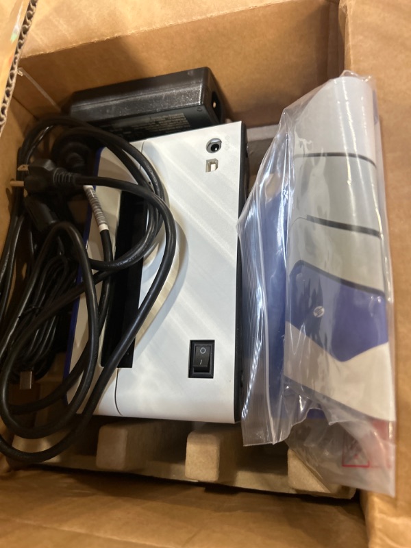 Photo 1 of HP Shipping Label Printer, 4x6 Direct Thermal, Compact & Easy-to-use, High-Speed 203 DPI Printer, Barcode Printer + HP 4”x6” Direct Thermal Shipping Labels, 2 Fanfold Pack 500 Sheets per Pack 203 DPI Label Printer + 4x6" Labels