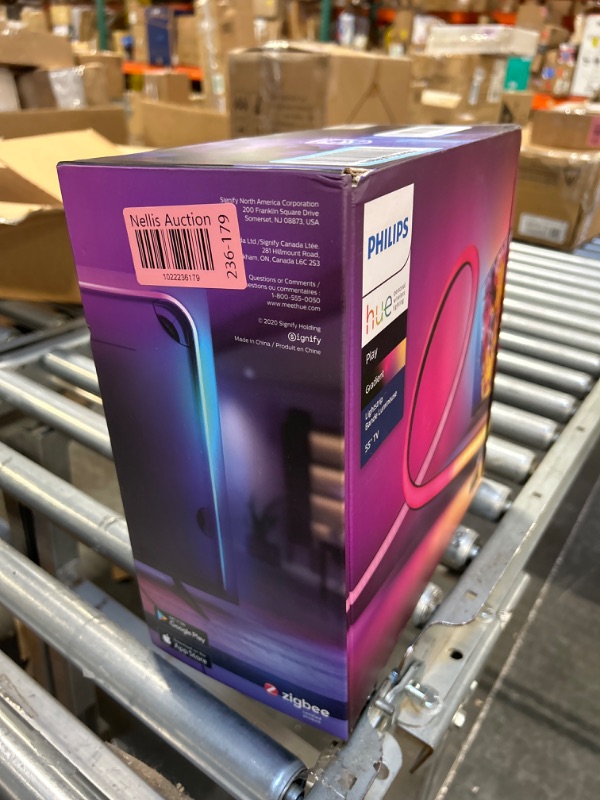 Photo 1 of Philips Hue Gradient LED LightStrip 55" (Sync with TV, Music and Gaming), Hue Bridge & Hue Sync Box Required 55-Inch TV LightStrip Only