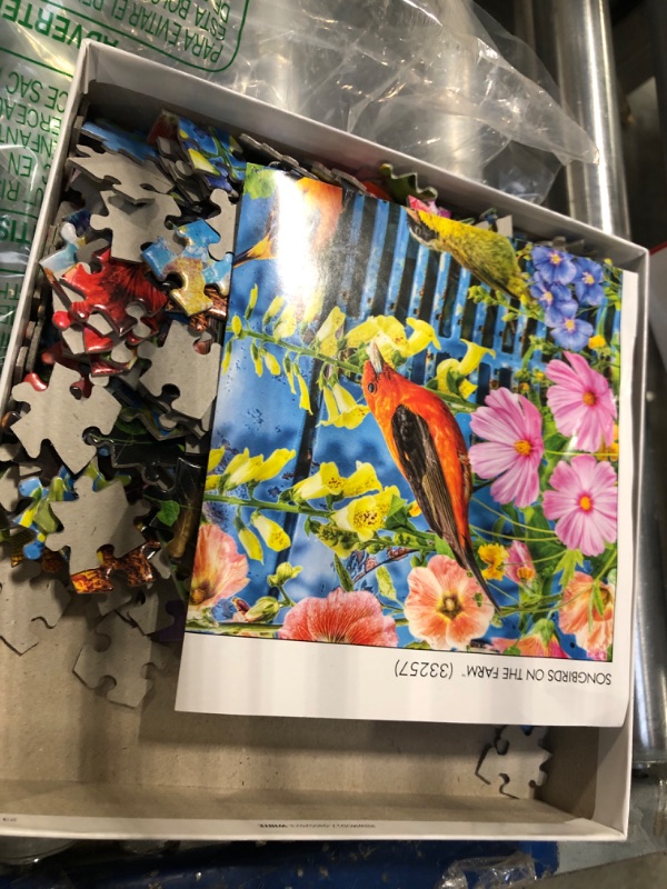 Photo 1 of Buffalo Games - Country Life - Songbirds on The Farm - 500 Piece Jigsaw Puzzle