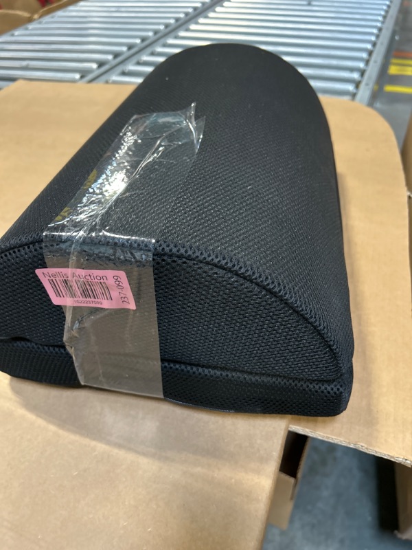 Photo 1 of BlissTrends Foot Rest for Under Desk at Work-Versatile Foot Stool with Washable Cover-Comfortable Footrest with 2 Adjustable Heights for Car,Home and Office to Relieve Back,Lumbar,Knee Pain-Black Black Standard-17 Inch