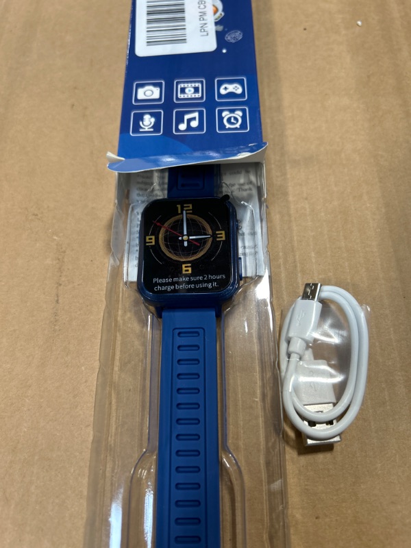 Photo 1 of Kids Game Smart Watch for Kids with 24 Puzzle Games HD Touch Screen Camera Music Player Pedometer Alarm Clock Calculator Flashlight 12/24hr Kids Watches Gift for 4-12 Year Old Boys Toys for Kids
