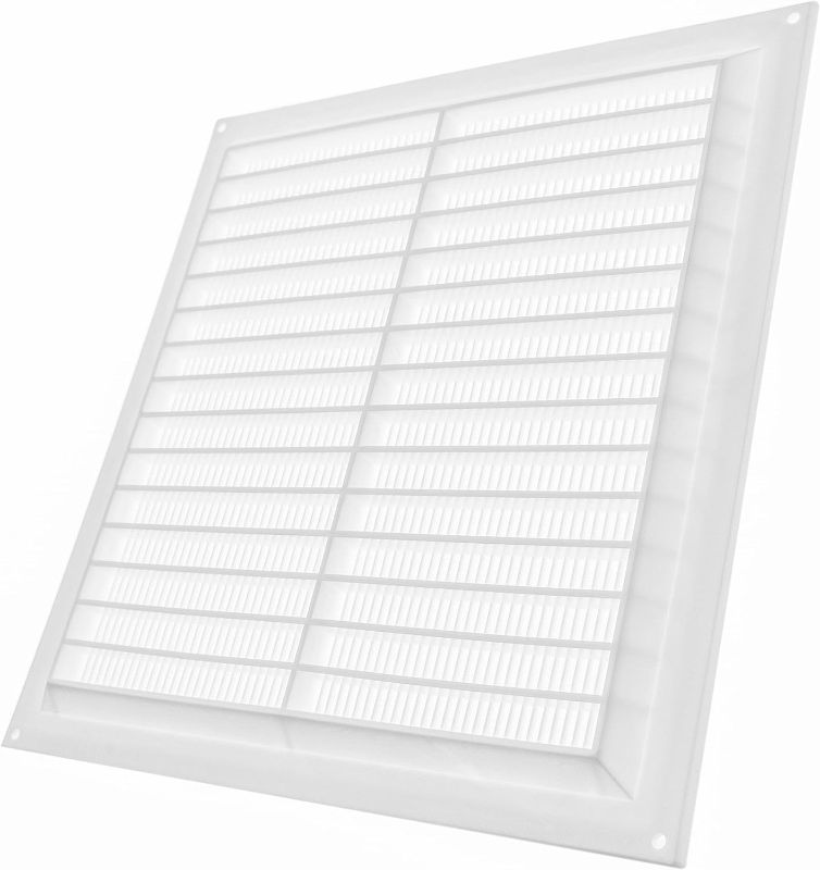 Photo 1 of  Plastic Ventilation Grille with Insect Mesh. HVAC. Indoor and Outdoor Vent Cover. Does NOT Include Screws
