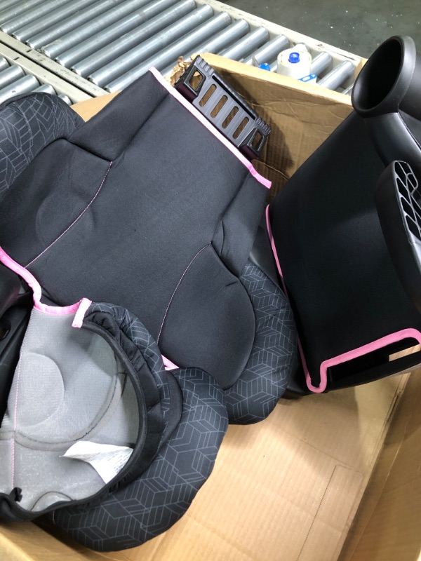 Photo 2 of Evenflo GoTime LX High Back Booster Car Seat High Back Terrain Pink