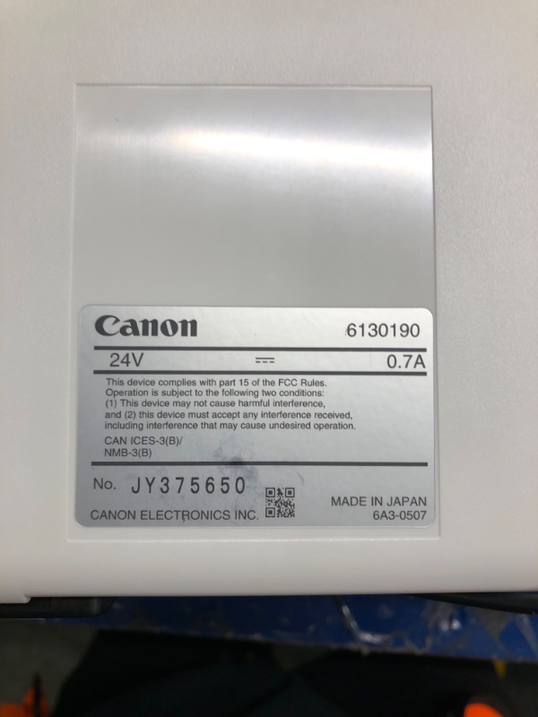 Photo 5 of Canon imageFORMULA R40 Office Document Scanner For PC and Mac, Color Duplex Scanning, Easy Setup For Office Or Home Use, Includes Scanning Software R40 Document Scanner
***New, factory packaging still intact. 