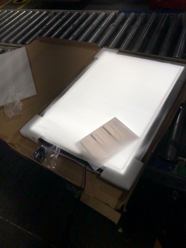Photo 1 of Diamond Painting Light Pad A2 with UL Charger, 3 Colors Light Board for Drawing, Physical Buttons 9 Levels/Stepless Dimming, Super Bright 9000+ Lux Bright Pad for Tracing, Sketching, Weeding Vinyl
