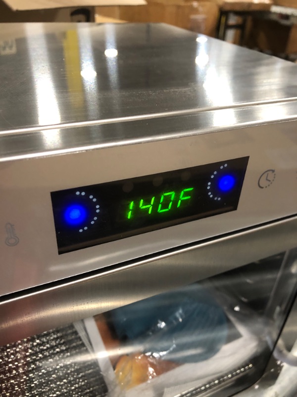 Photo 3 of 8-Tray Stainless Steel Trays Food Dehydrators, Dehydrator Machine Digital Timer Temperature Control
***Stock photo shows a similar item, not exact*** 