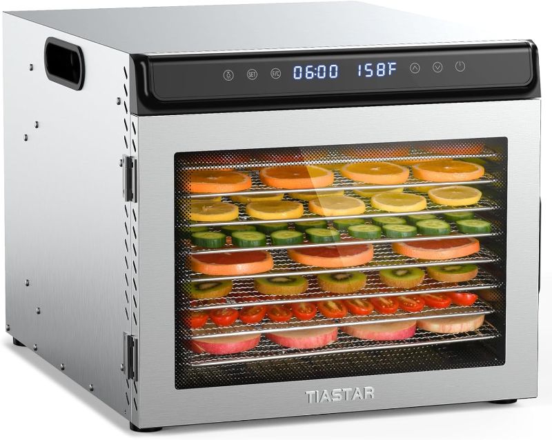 Photo 1 of 8-Tray Stainless Steel Trays Food Dehydrators, Dehydrator Machine Digital Timer Temperature Control
***Stock photo shows a similar item, not exact*** 