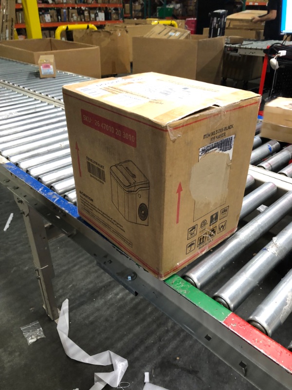 Photo 1 of COWSAR Ice Maker Countertop, Portable Ice Machine with Self-Cleaning, 26.5lbs/24Hrs, 9 Bullet Ice Cubes in 6 Mins, Ice Basket and Scoop, Ideal for Home, Kitchen, Bar, Camping