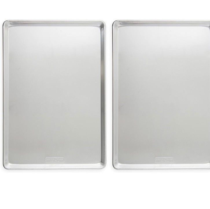 Photo 1 of Nordic Ware Aluminum Full Size Sheet Pan 26 x 18 inches for commercial oven use, Full Sheet, 2-Pack (For Commercial Oven Use., Not for standard home ovens)
#1 Best Seller in Baking & Cookie Sheets