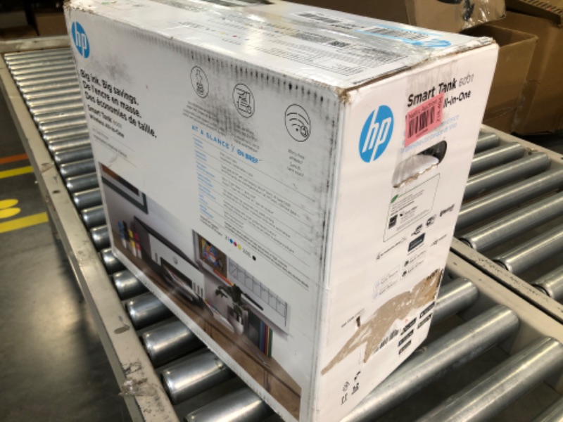 Photo 4 of HP Smart -Tank 6001 Wireless Cartridge-Free all in one printer, this ink -tank printer comes with up to 2 years of ink included, with mobile print, scan, copy