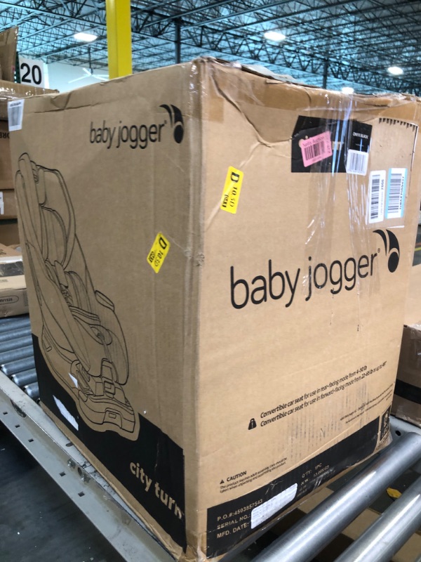 Photo 1 of Baby Jogger City Turn Rotating Convertible Car Seat | Unique Turning Car Seat Rotates for Easy in and Out, Onyx Black