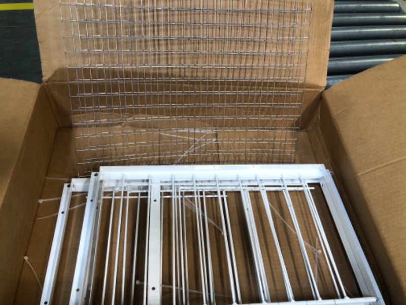 Photo 2 of 11.8in/30cm Pigeon Cage Door One Way Entrance Door Bird T Trap Birdcage Iron Wire Trap Door for Racing Pigeon Bird Cage Breeding Supply 11.8in (30cm)