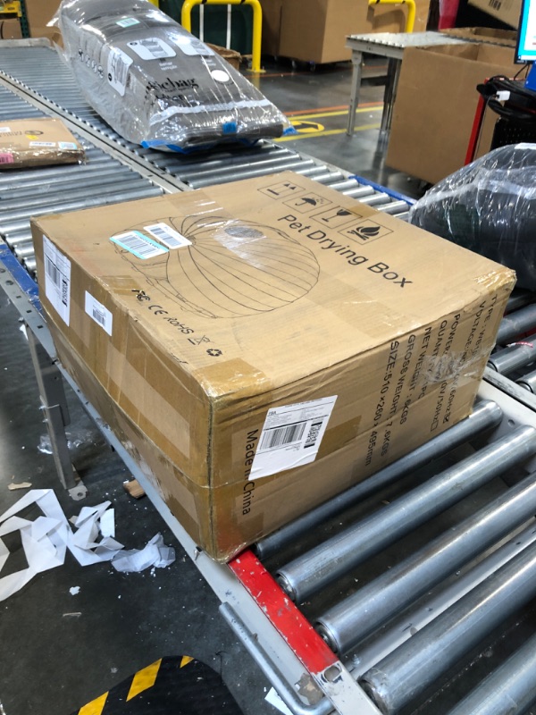 Photo 1 of ***NON FUNCTIONAL//SOLD AS PARTS*** 
Foldable Smart Pet Dryer Box with 8 Fan 4 Speed, Automatic Cat Dryer Box Time-Setting Temperature Control, Small Dog Drying Box, Cat Hair Blow 360° Ultra Quiet (Pink)
