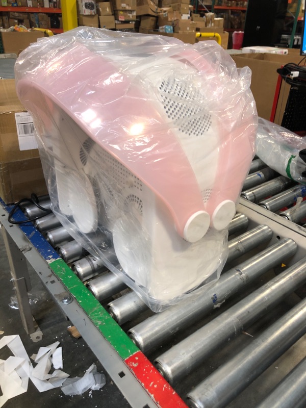 Photo 1 of ***NON FUNCTIONAL//SOLD AS PARTS*** 
Foldable Smart Pet Dryer Box with 8 Fan 4 Speed, Automatic Cat Dryer Box Time-Setting Temperature Control, Small Dog Drying Box, Cat Hair Blow 360° Ultra Quiet (Pink)
