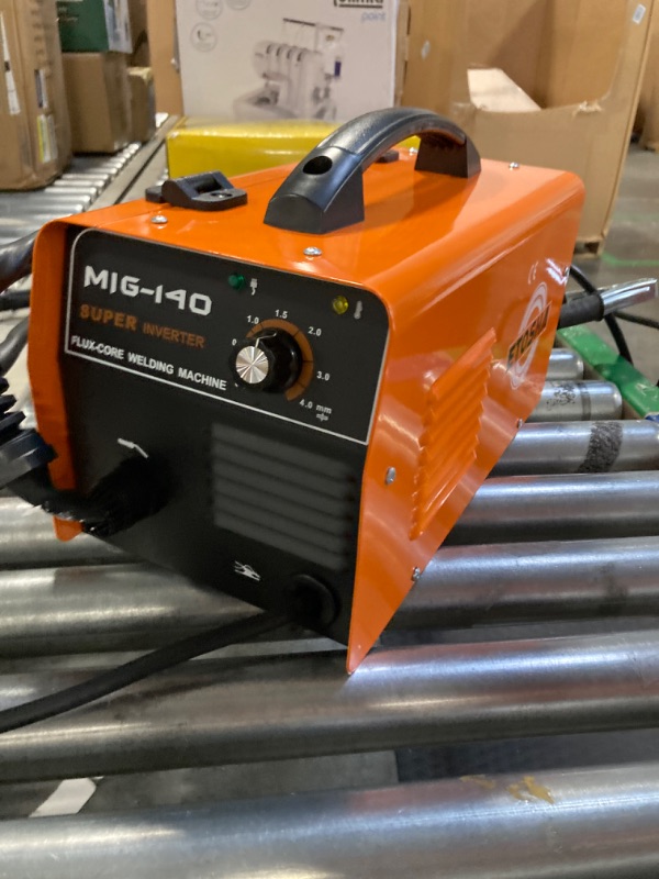 Photo 5 of 140Amp MIG Welder, Flux Core Welder AC 110V Gasless Welding Machine with IGBT Inverter, Automatic Wire Feed Welders Portable Metal Welder No Gas 110 Voltage 140A Compact Welder with Welding Gun
