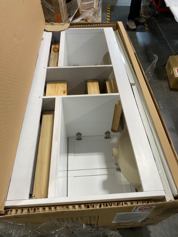 Photo 1 of Valentino 72 in. W x 22 in. D Bath Vanity in White with Quartz Vanity Top in White with White Basin by Design Element