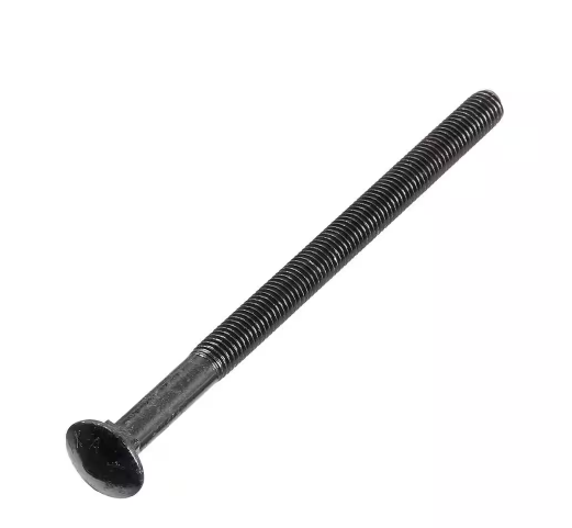 Photo 1 of 1/2 in. -13 x 8 in. Black Deck Exterior Carriage Bolt (15-Pack)
