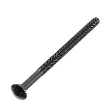Photo 1 of 1/2 in. -13 x 8 in. Black Deck Exterior Carriage Bolt (15-Pack)
