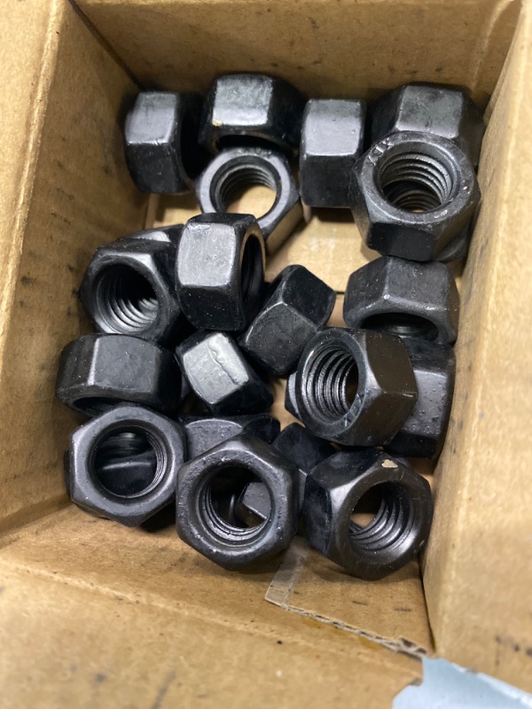 Photo 2 of 1/2 in. -13 Black Deck Bolt Exterior Hex Nut (25-Pack)
