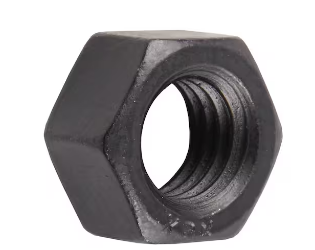 Photo 1 of 1/2 in. -13 Black Deck Bolt Exterior Hex Nut (25-Pack)
