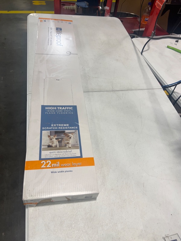 Photo 2 of *******FACTORY SEALED*********
Liteproof
Navarra Maple 22 mil x 8.7 in. W x 48 in. L Click Lock Waterproof Luxury Vinyl Plank Flooring (20.1 sq. f/case)