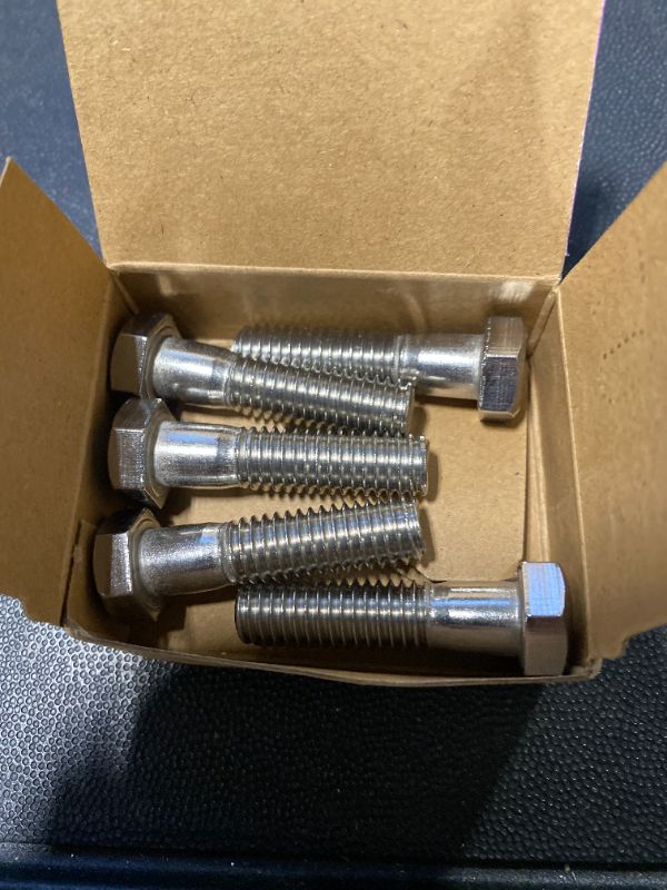 Photo 1 of 3/8 in.-16 x 1-1/2 in. Stainless Steel Hex Bolt (10-Pack)
