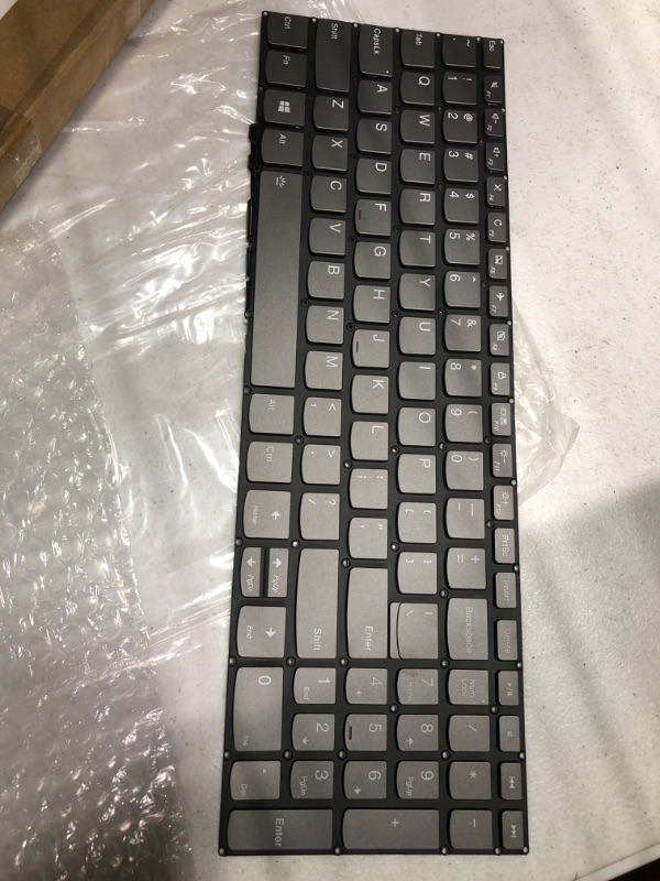 Photo 2 of Backlight Keyboard Replacement for Lenovo ideapad 3-15IIL05 3-15ADA05 3-15ARE05 3-15IGL05 ideaPad 330s-15IKB S340-15IWL S340-15API S340-15IIL Laptop Lenovo Keyboard US Layout Gray