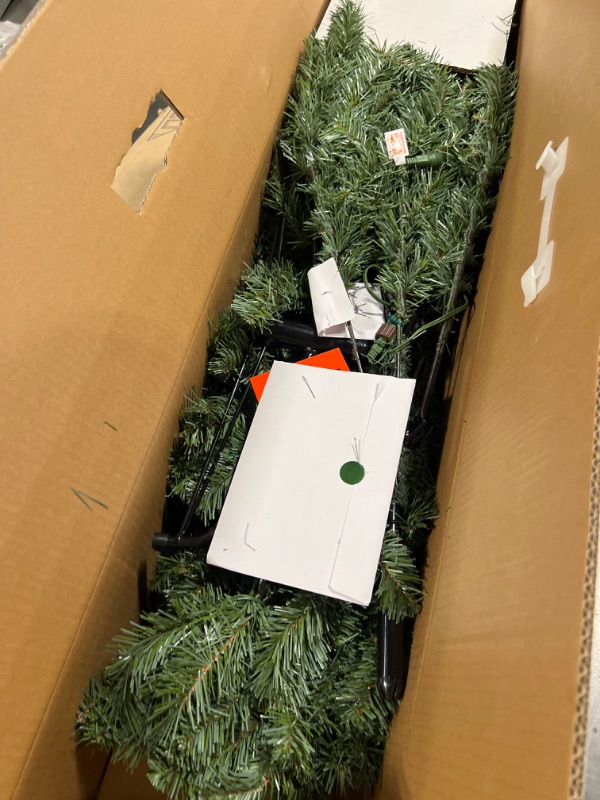 Photo 1 of 6.5 ft Festive Pine Christmas Tree