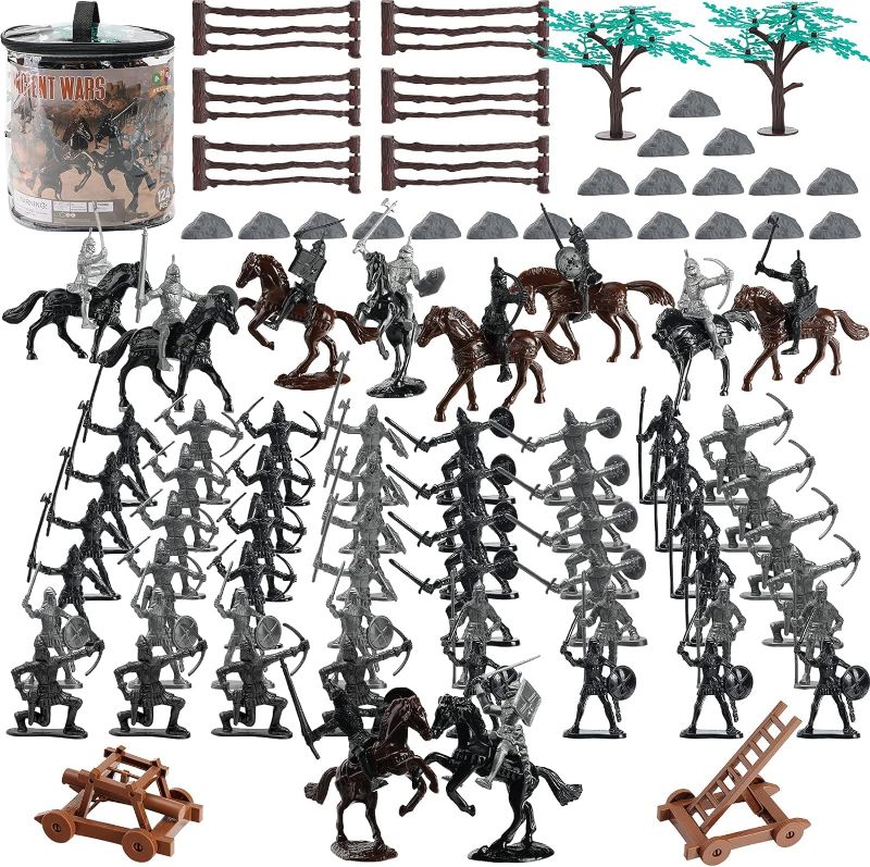 Photo 1 of 124 PCS Medieval Knights Toys
