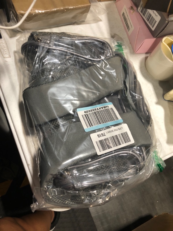 Photo 1 of PACKISM Clear Backpack - Large Clear Backpack Heavy Duty Transparent Backpacks for School, See Through Backpack Clear Bookbag for Student, Work, Travel, Grey(for age 12 above) 1-1, Grey Xl