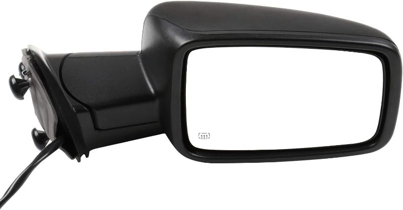 Photo 1 of ECCPP Passenger Side Mirror Right View Mirror fit 2011-2013 For Dodge For Ram 1500 3500 2011-2015 For Ram 2500 2009-2010 For Dodge For Ram 1500 with Power Heated Turn Signal Light Manual Fold Black