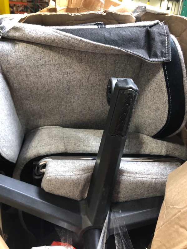 Photo 1 of  Chair Office Chair with High Backrest Recliner Swivel Tilt Rocker Adjustable Height 4D  - Light Grey