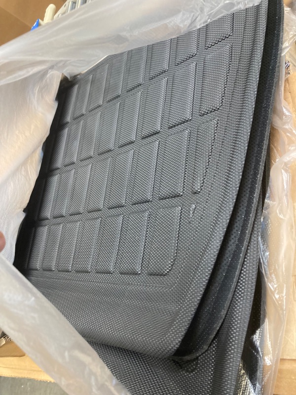 Photo 2 of LDCRS Tesla Model Y Trunk Mat 2023 2022 2021 - All Weather Trunk Liner - Premium 3D Waterproof Trunk Cargo Liner Without Logo - Heavy Duty Non Slip Trunk Mats