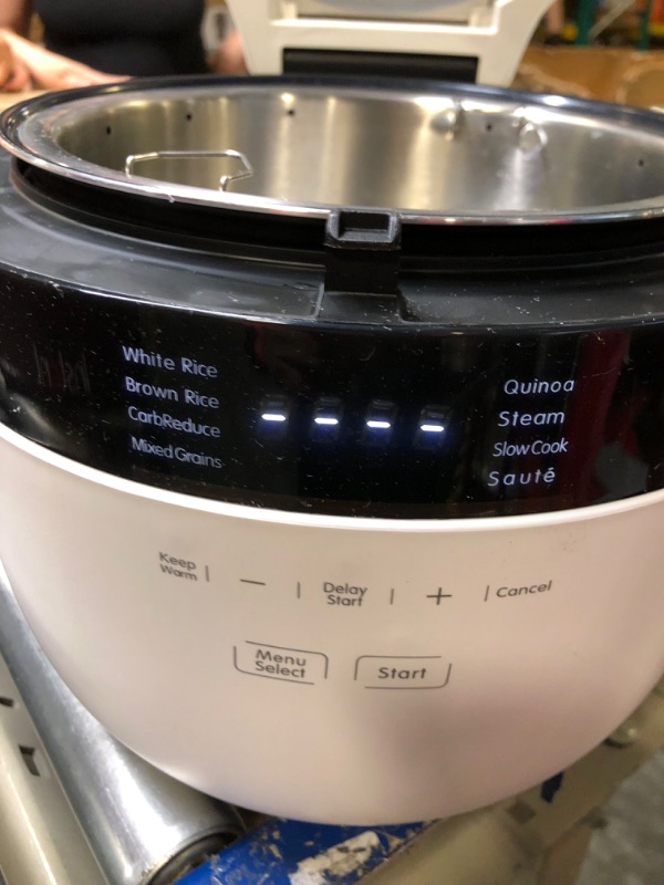 Photo 1 of Instant 20-Cup Rice Cooker, Rice and Grain Multi-Cooker with Carb Reducing Technology without Compromising Taste or Texture, From the Makers of Instant Pot, Includes 8 Cooking Presets 20 Cup Carb Reducing