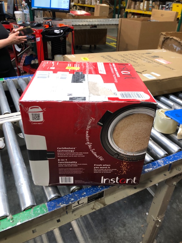 Photo 1 of Instant 20-Cup Rice Cooker, Rice and Grain Multi-Cooker with Carb Reducing Technology without Compromising Taste or Texture, From the Makers of Instant Pot, Includes 8 Cooking Presets 20 Cup Carb Reducing