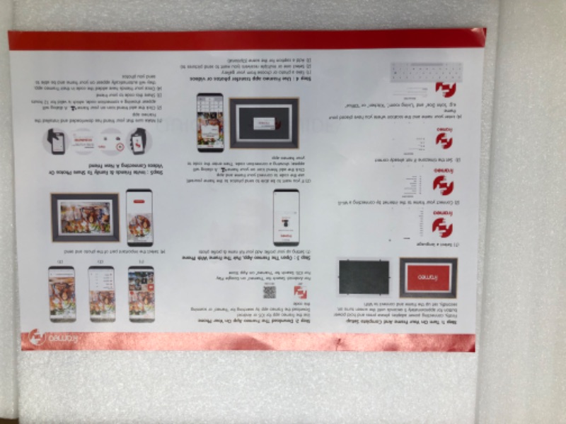 Photo 1 of FRAMEO Digital Picture Frame- 15.6inch Digital Photo Frame with 1920 * 1080 IPS Touch Screen FHD Disply,Built-in 32GB Storage,Wall-Mounted,Digital Frame Share Photos and Videos via Free App TypeC- 15.6" Grey 32GB