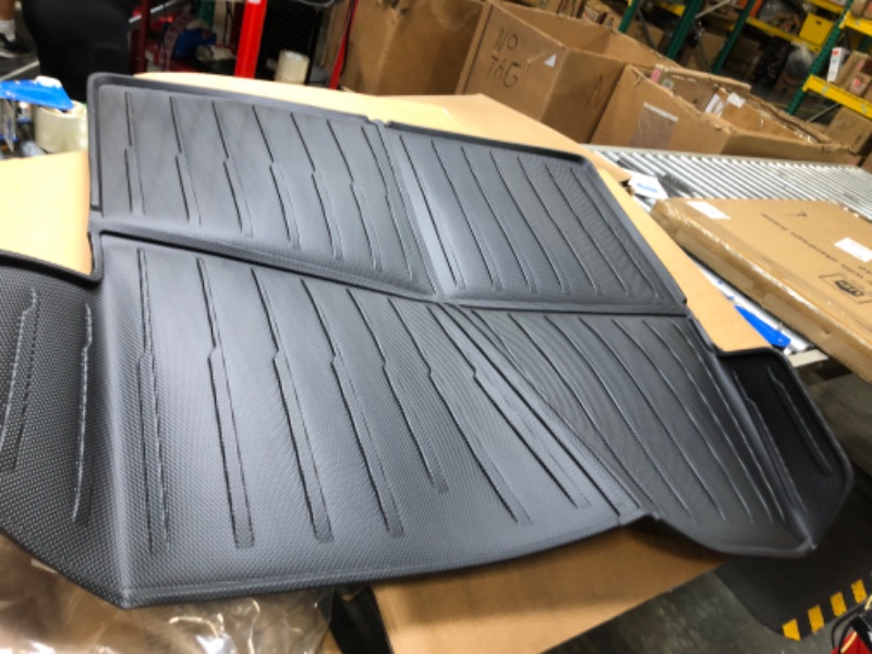 Photo 2 of BEEGROW Cargo Liner for Kia Sportage 2023-2024 Accessories?Fit for Fuel & Hybrid Versions with Cargo Subwoofer (Not Fit for Plug-in Hybrid), All Weather TPE Rear Cargo Mat