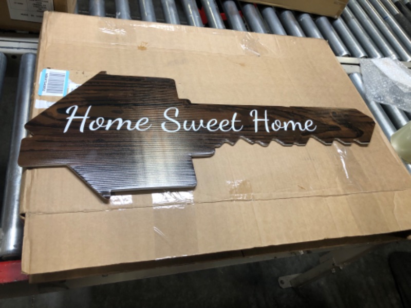 Photo 3 of Extra Large Real Estate Key Sold Sign | One Sign Double Sided | Social Media Photo Prop for Realtors and New Home Owners | Real Estate Agent Gift (Home Sweet Home / Sold!)