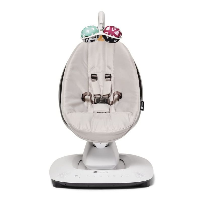 Photo 5 of 4moms MamaRoo Multi-Motion Baby Swing, Bluetooth Baby Swing with 5 Unique Motions, Grey