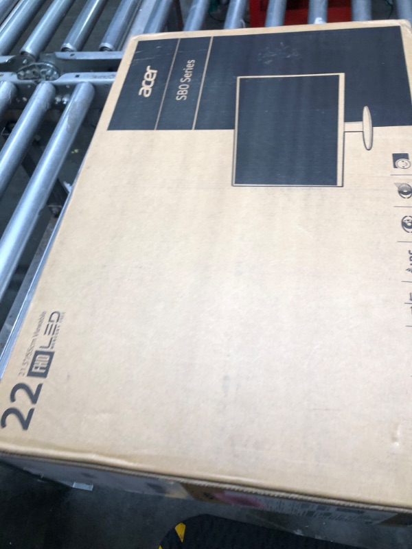 Photo 1 of Acer 21.5 Inch Full HD (1920 x 1080) IPS Ultra-Thin Zero Frame Computer Monitor (HDMI & VGA Port), SB220Q bi