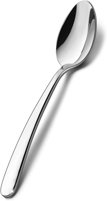 Photo 1 of 12-Pieces Teaspoons, HaWare Heavy Duty Stainless Steel 6.7 Inches Small Spoons, Modern & Elegant Design, Mirror Polished, Dishwasher Safe
