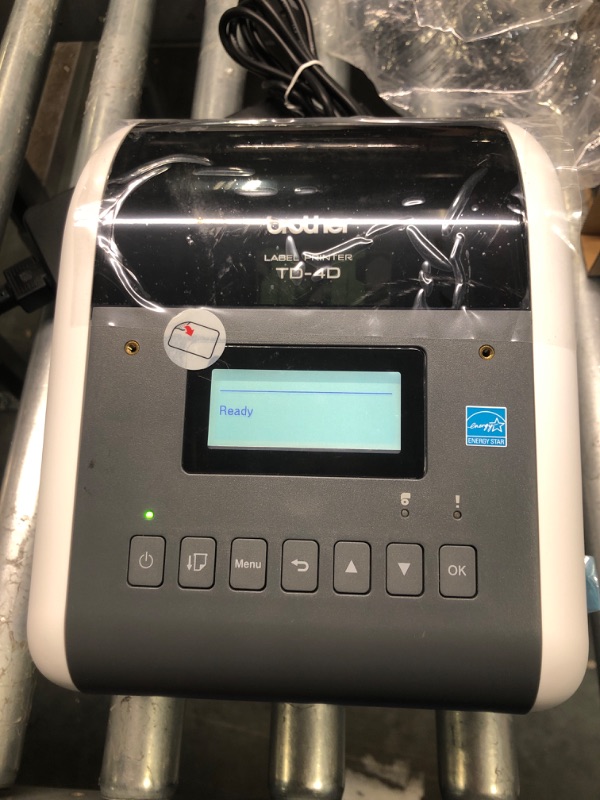 Photo 4 of Brother TD-4550DNWB 4-inch Thermal Desktop Barcode and Label Printer, for Labels, Barcodes, Receipts and Tags, 300 dpi, 6 IPS, Standard USB and Serial, Ethernet LAN, Built-in Wi-Fi and Bluetooth
