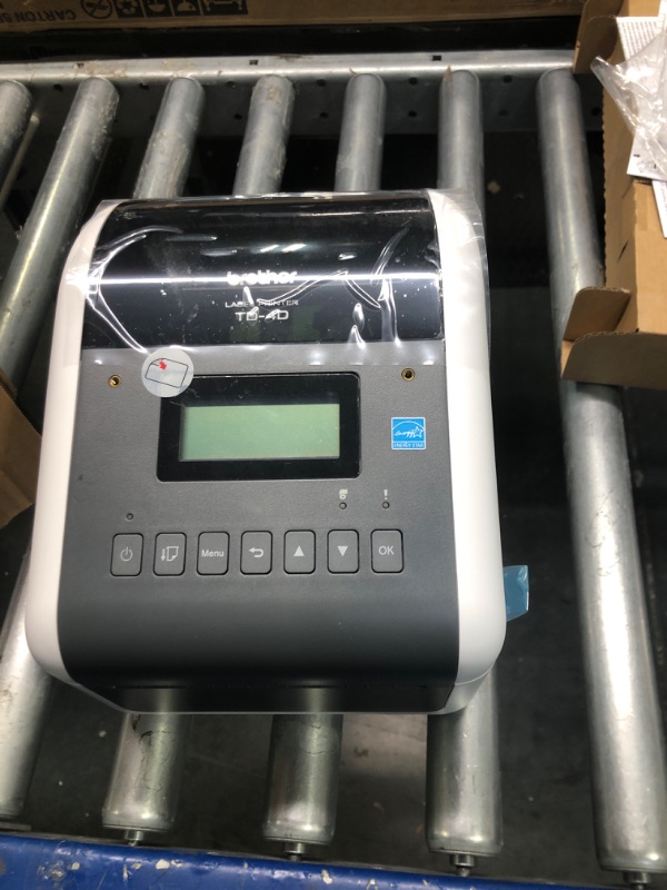 Photo 3 of Brother TD-4550DNWB 4-inch Thermal Desktop Barcode and Label Printer, for Labels, Barcodes, Receipts and Tags, 300 dpi, 6 IPS, Standard USB and Serial, Ethernet LAN, Built-in Wi-Fi and Bluetooth
