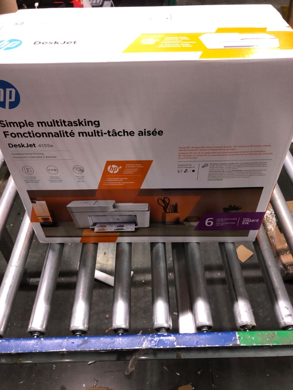 Photo 2 of HP DeskJet 4155e Wireless Color All-in-One Printer 