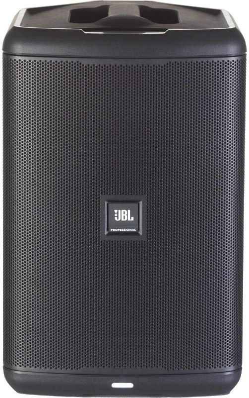 Photo 1 of JBL Professional EON ONE Compact All-in-One Battery-Powered Personal PA System with Bluetooth,Black & Pyle Universal Speaker Stand Mount Holder Heavy Duty Tripod w/Adjustable Height Rechageable Column PA+ Pedal