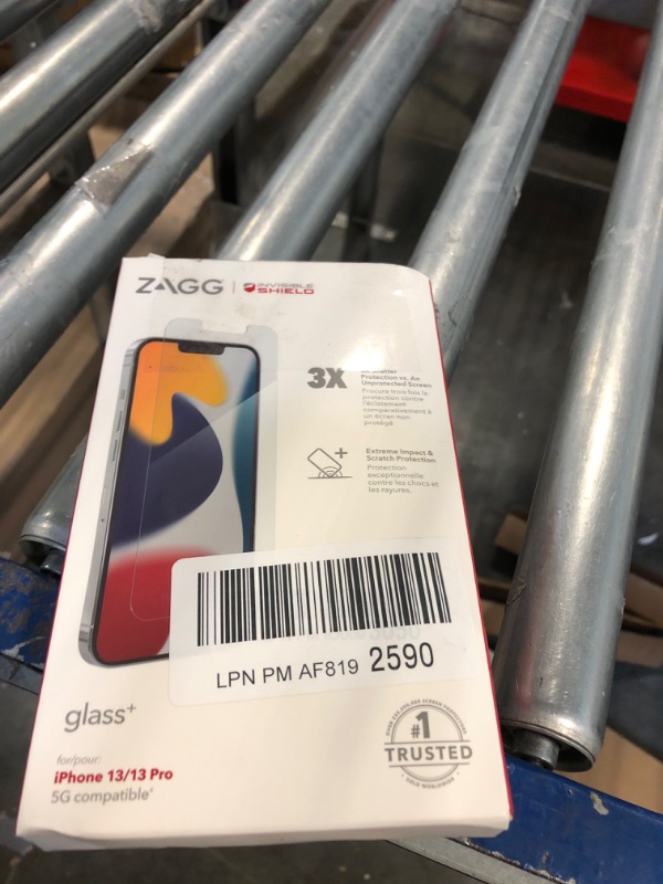 Photo 2 of ZAGG InvisibleShield Glass+ Screen Protector for Apple iPhone 13/ 13 Pro - Impact & Scratch Protection, Easy to Install iPhone 13/13 Pro Protector
