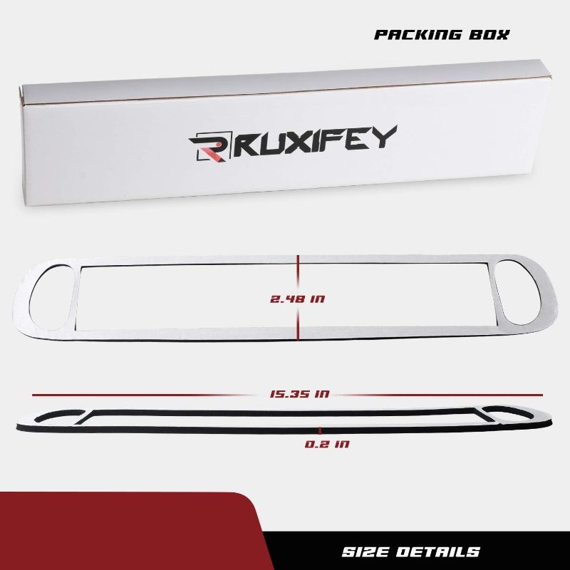 Photo 1 of RUXIFEY Single Side 3rd Third Brake Light Gasket Seal Compatible with Silverado GMC Sierra 1500 2500 3500 2007 to 2013 High Mount Stop Lamp Assembly 2nd Gen