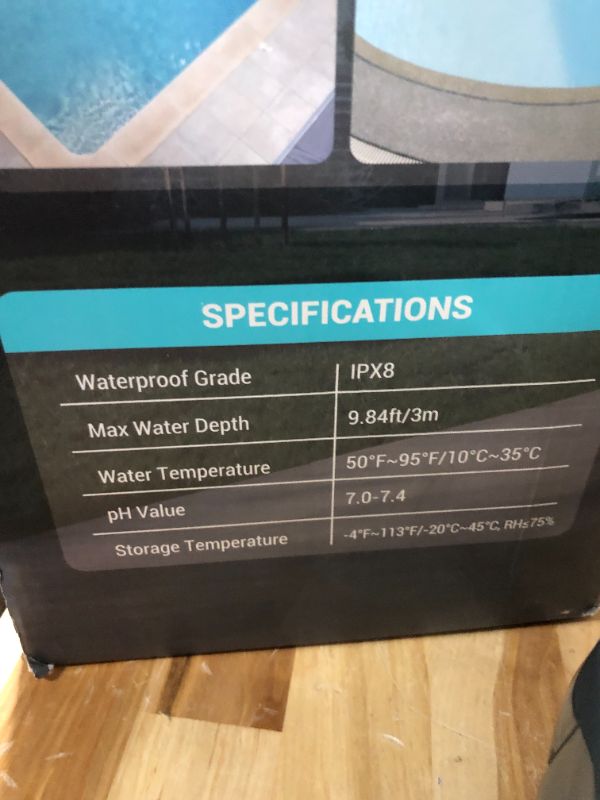 Photo 4 of **NON FUNCTIONAL/SOLD AS PARTS** (2023 Upgrade) AIPER Seagull SE Cordless Robotic Pool Cleaner, Pool Vacuum Lasts 90 Mins, LED Indicator, Self-Parking, Ideal for Above/In-Ground Flat Pools up to 40 Feet - Gray