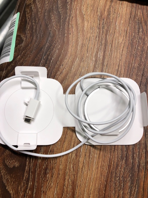 Photo 3 of Apple MagSafe Charger - Wireless Charger with Fast Charging Capability, Type C Wall Charger, Compatible with iPhone and AirPods